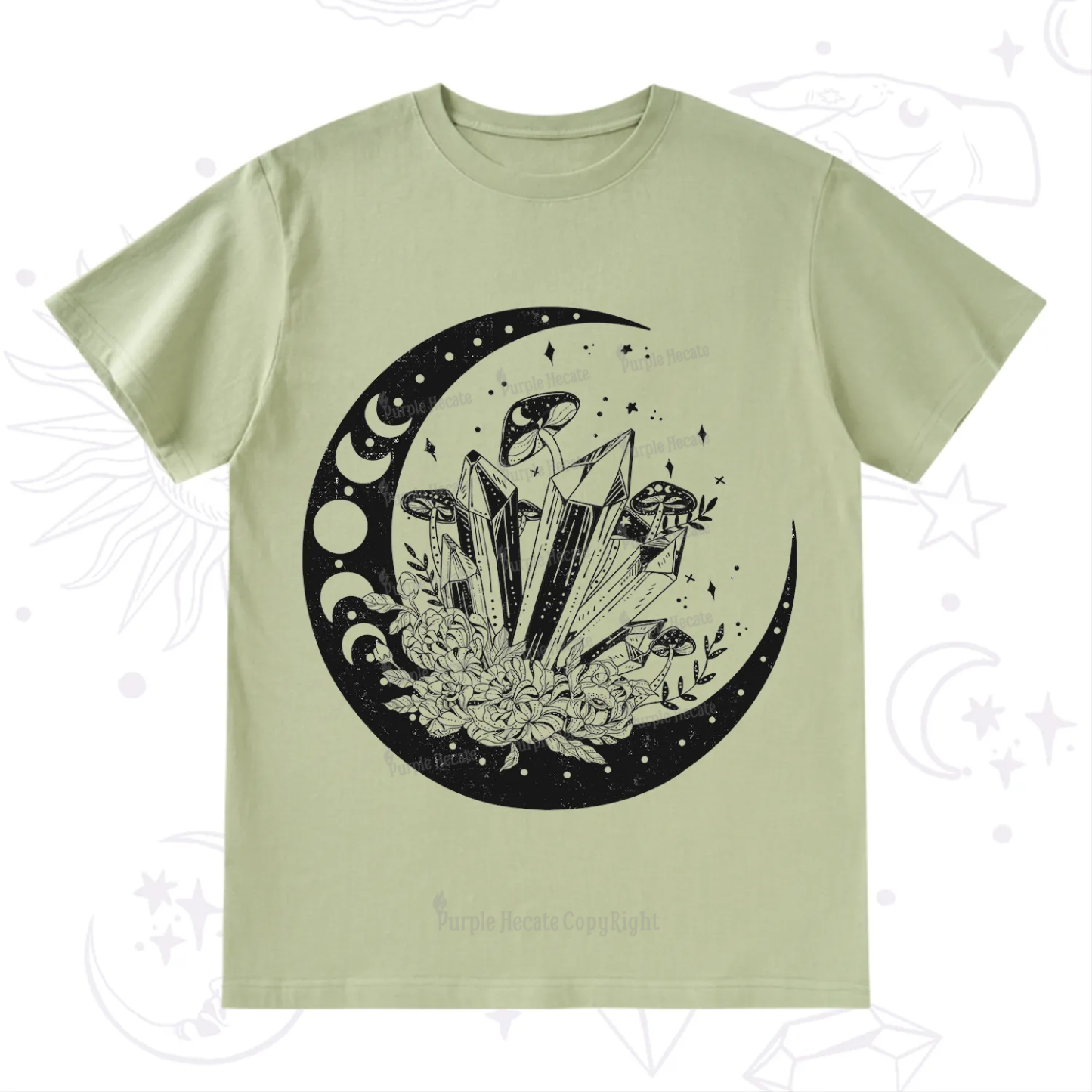 Purplehecate Moonshine and Crystal T-Shirt
