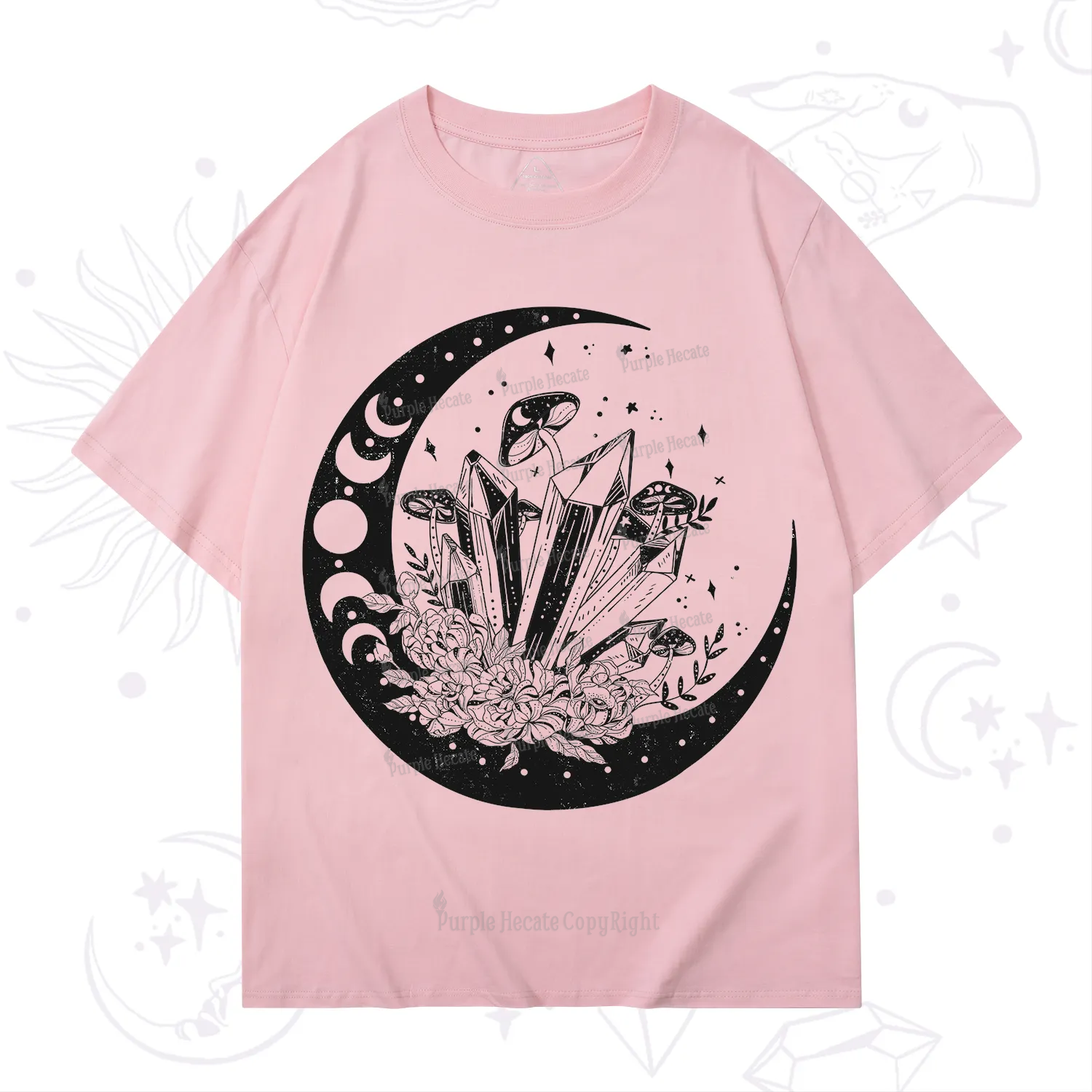 Purplehecate Moonshine and Crystal T-Shirt