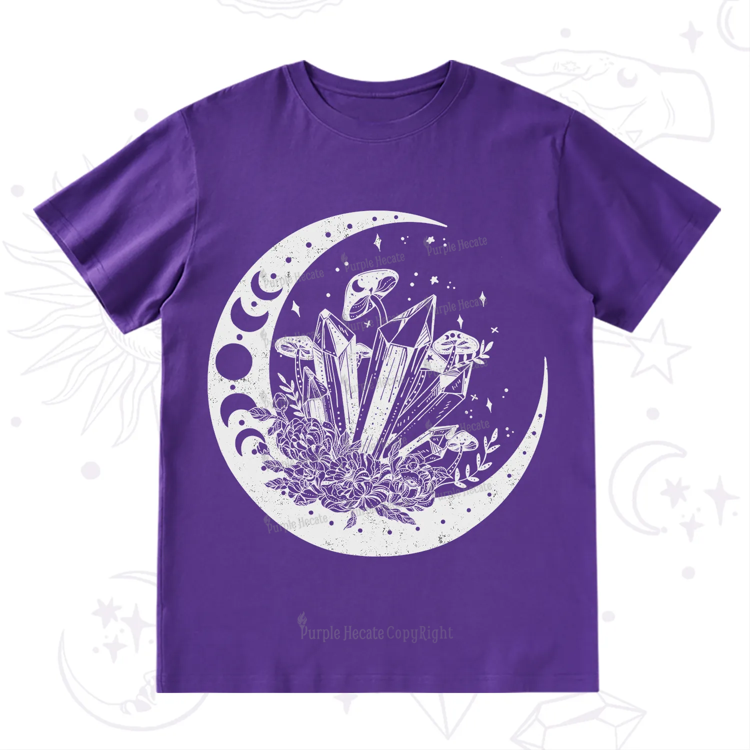 Purplehecate Moonshine and Crystal T-Shirt