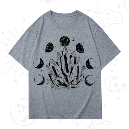 Purplehecate Crystals and Moon Phases T-Shirt