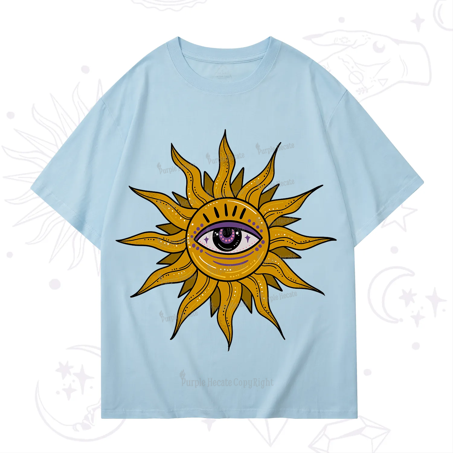 Purplehecate Eye of the Sun T-Shirt