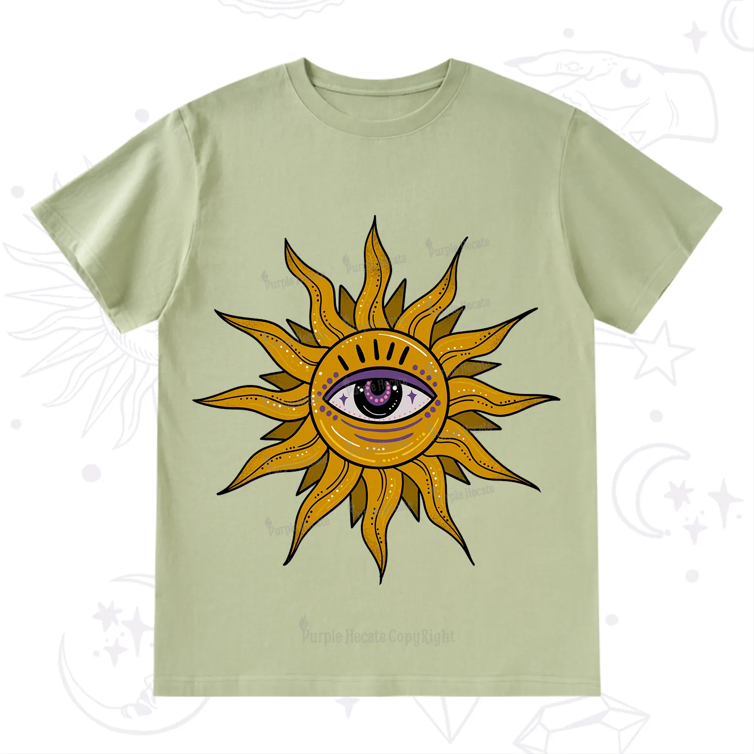 Purplehecate Eye of the Sun T-Shirt