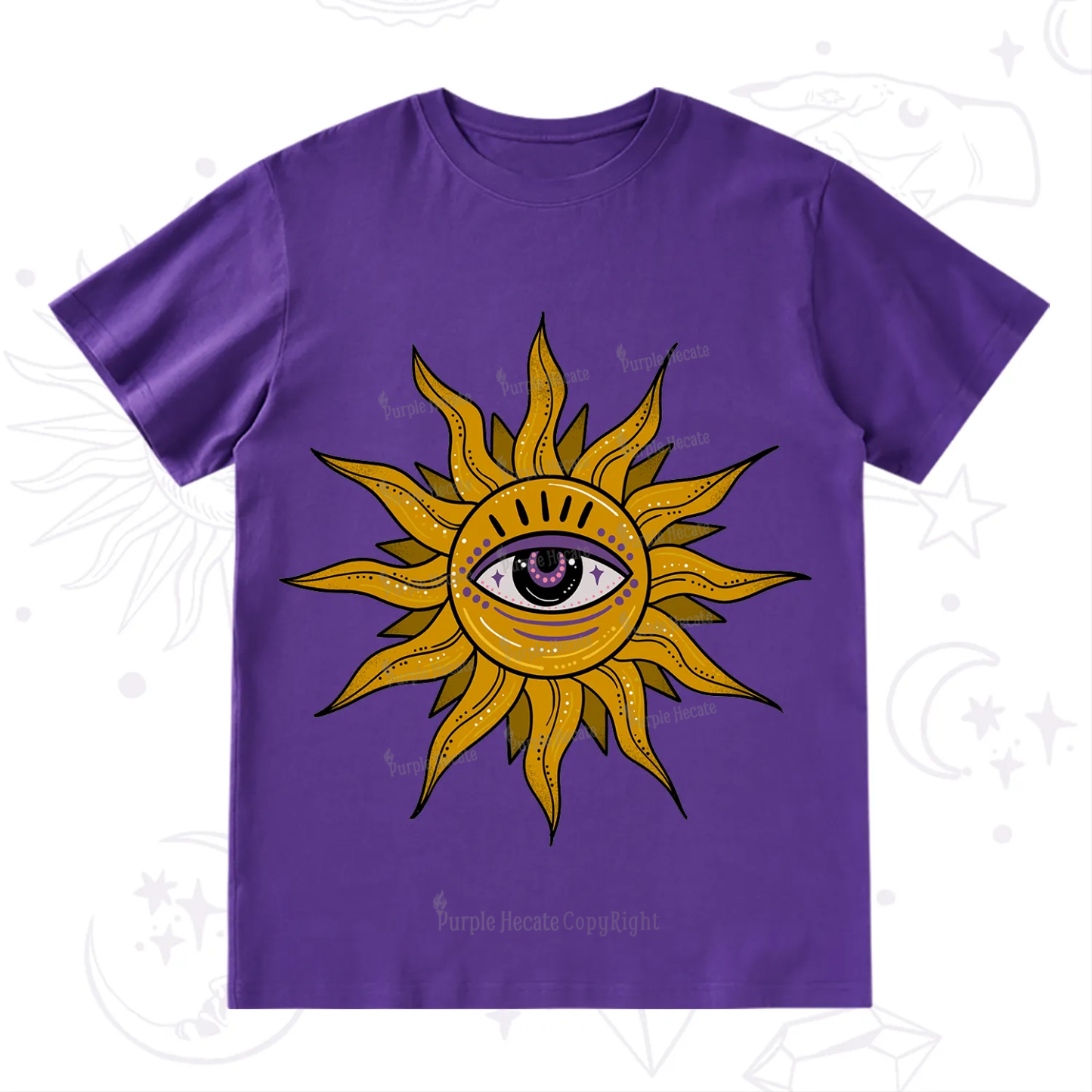 Purplehecate Eye of the Sun T-Shirt