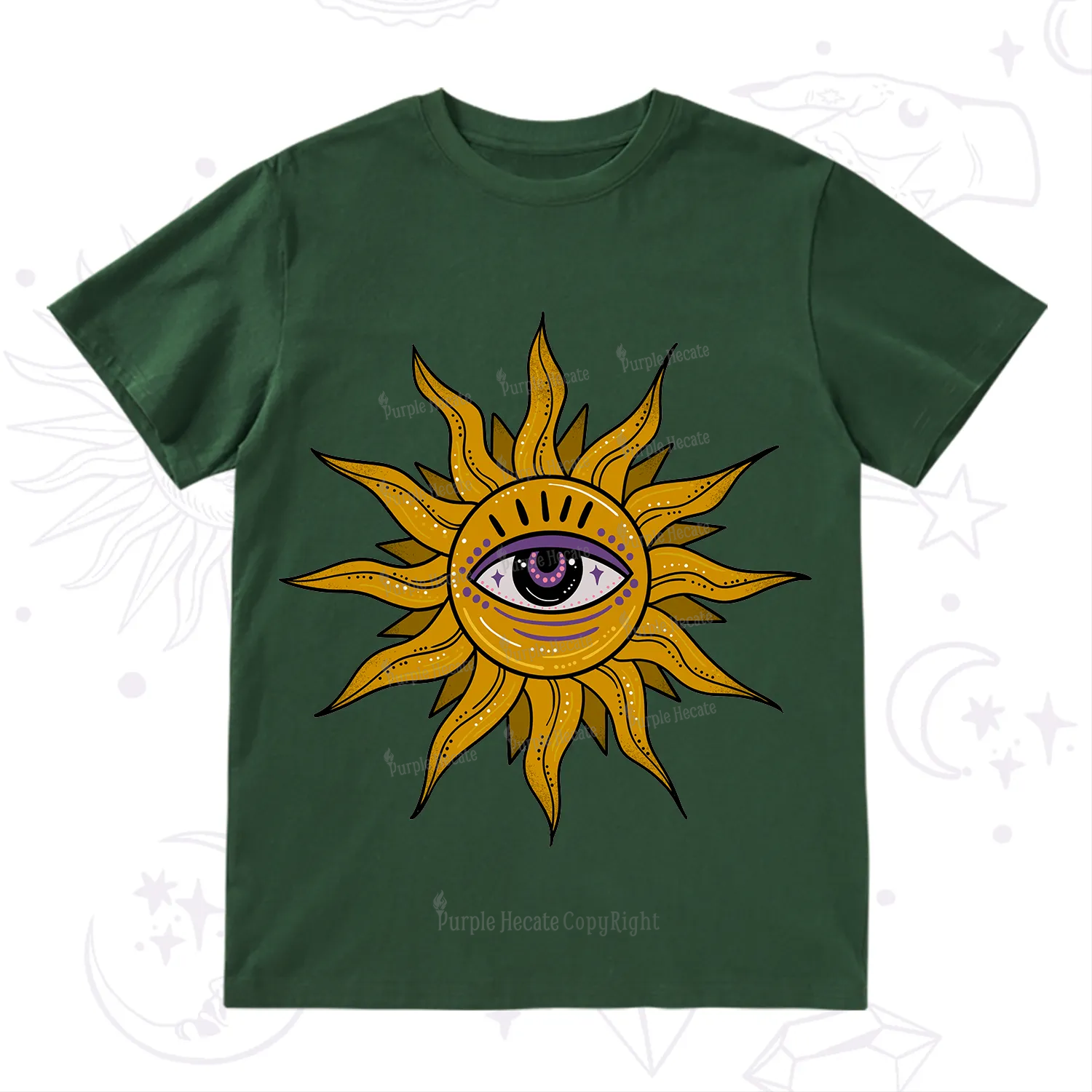Purplehecate Eye of the Sun T-Shirt