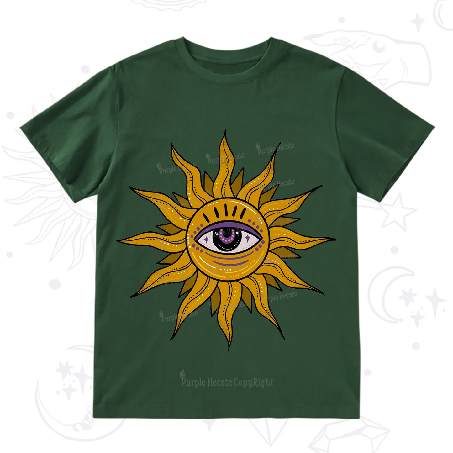 Purplehecate Eye of the Sun T-Shirt