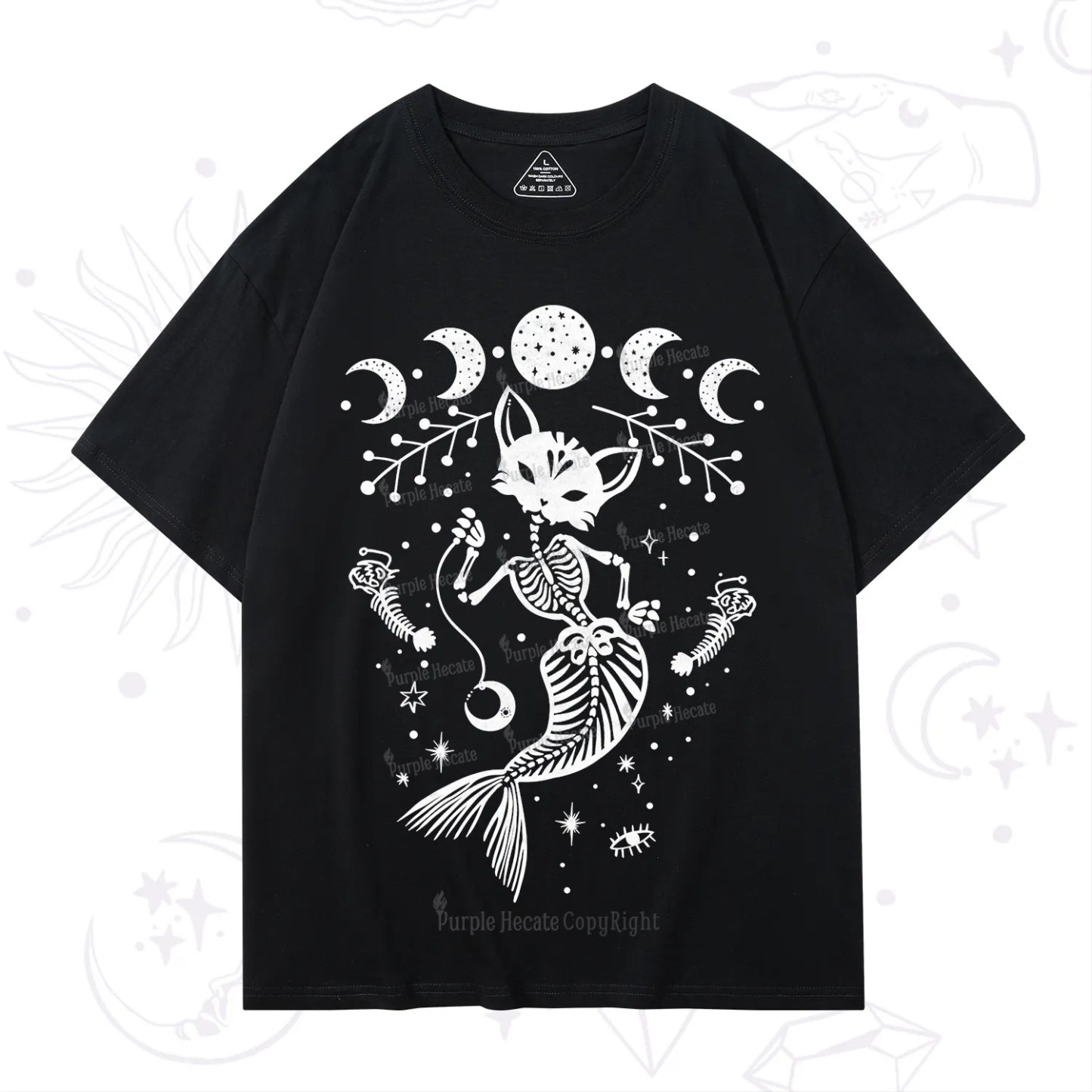 Purplehecate Purr-maid Tales T-Shirt