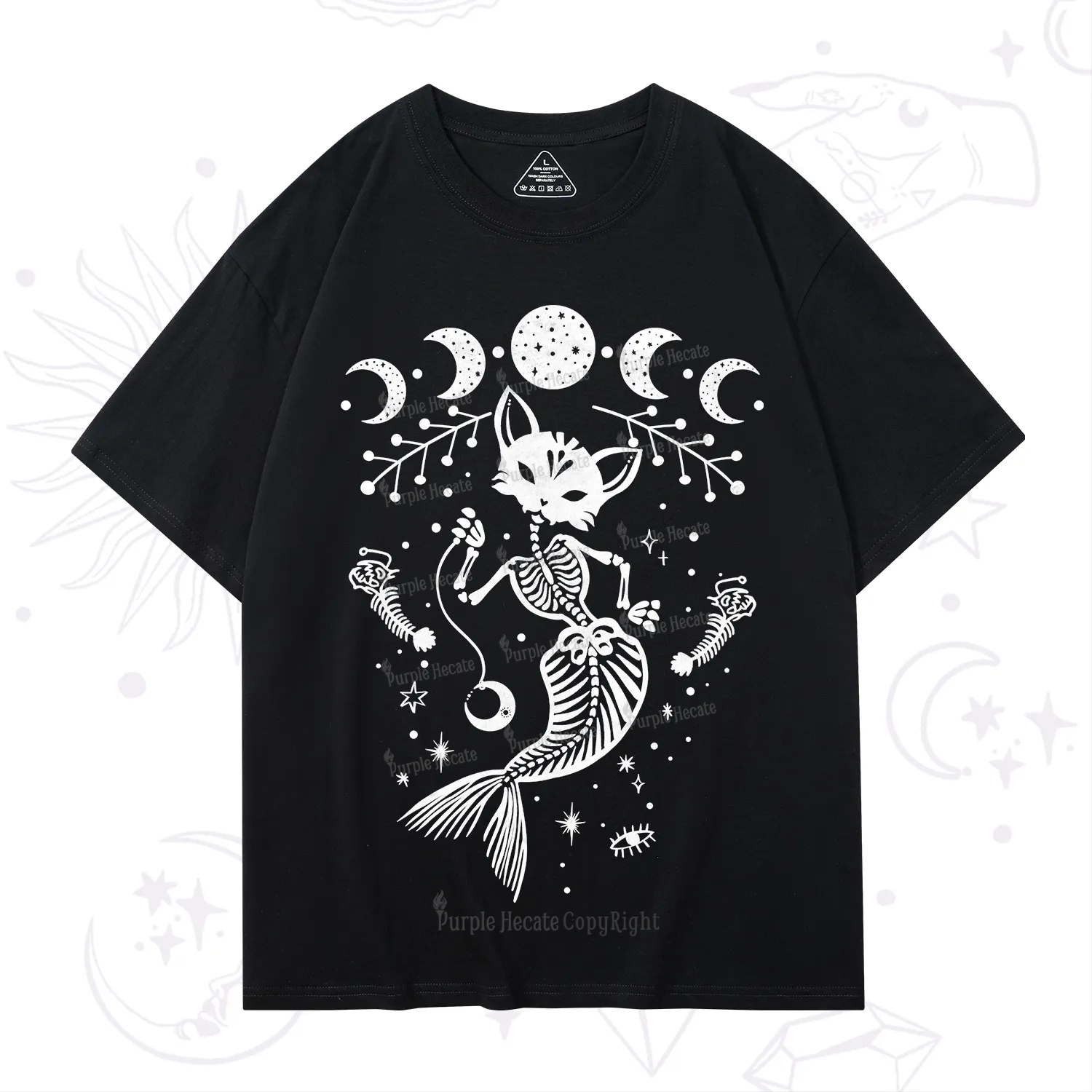 Purplehecate Purr-maid Tales T-Shirt