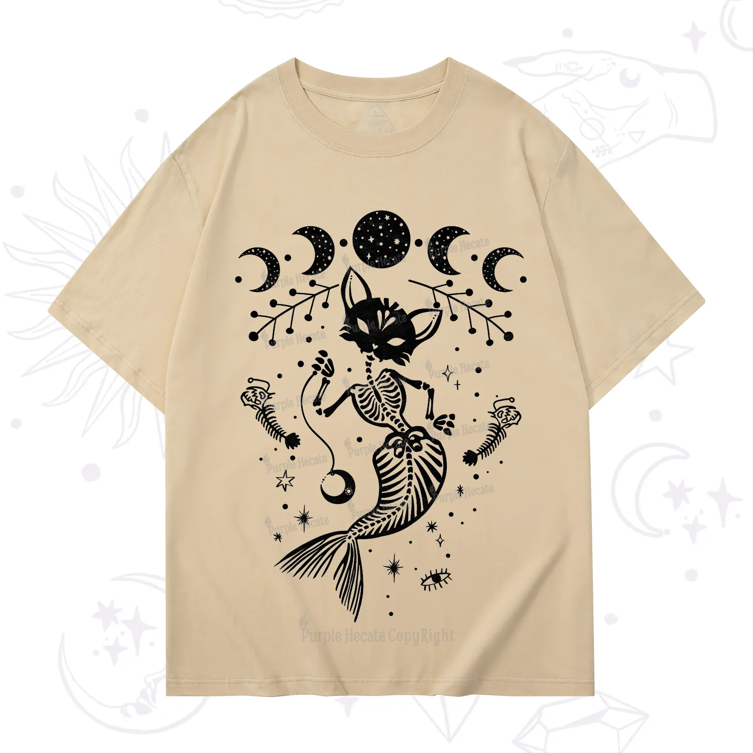 Purplehecate Purr-maid Tales T-Shirt