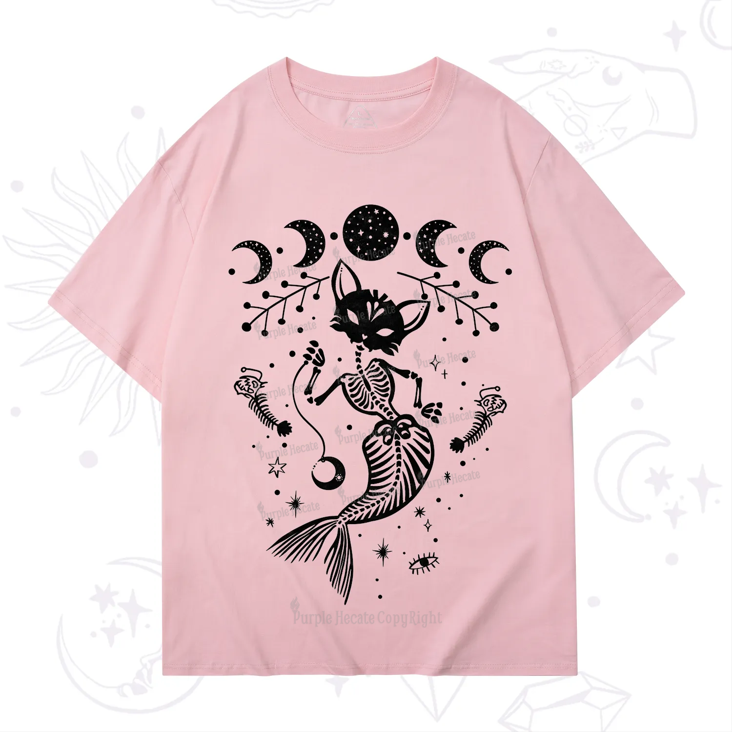 Purplehecate Purr-maid Tales T-Shirt