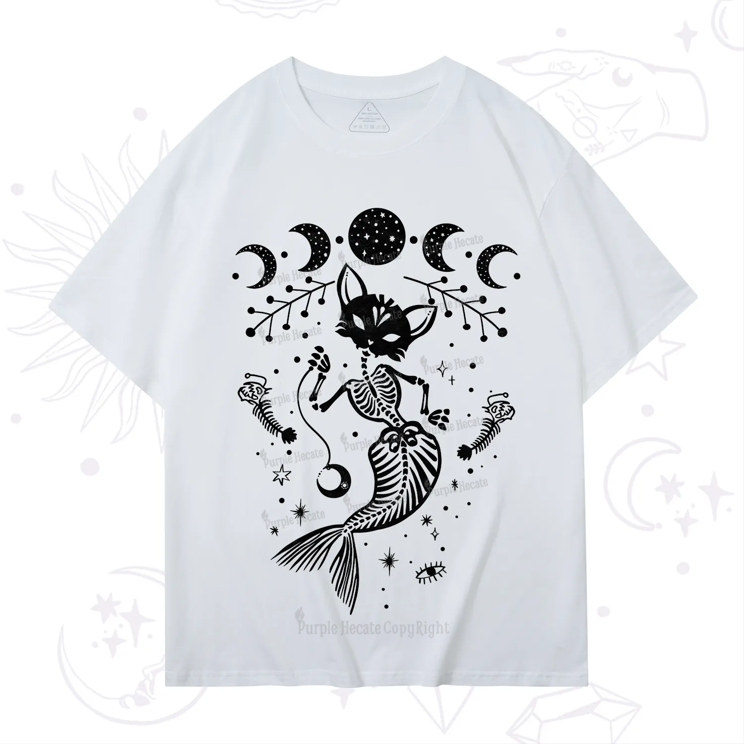 Purplehecate Purr-maid Tales T-Shirt