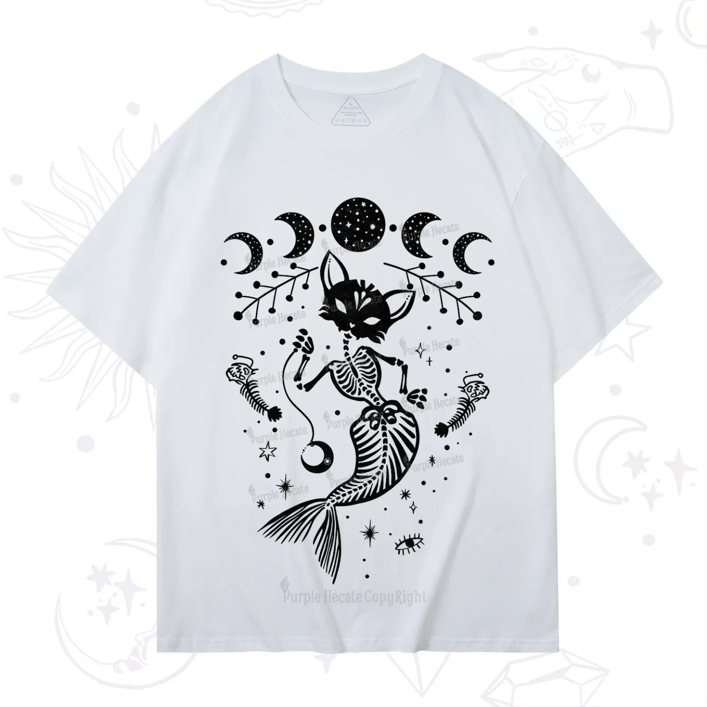 Purplehecate Purr-maid Tales T-Shirt