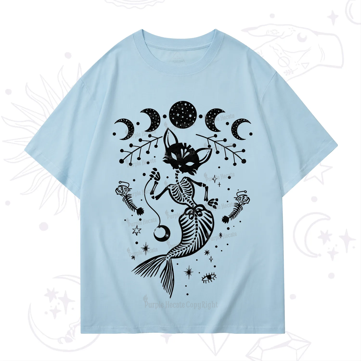 Purplehecate Purr-maid Tales T-Shirt