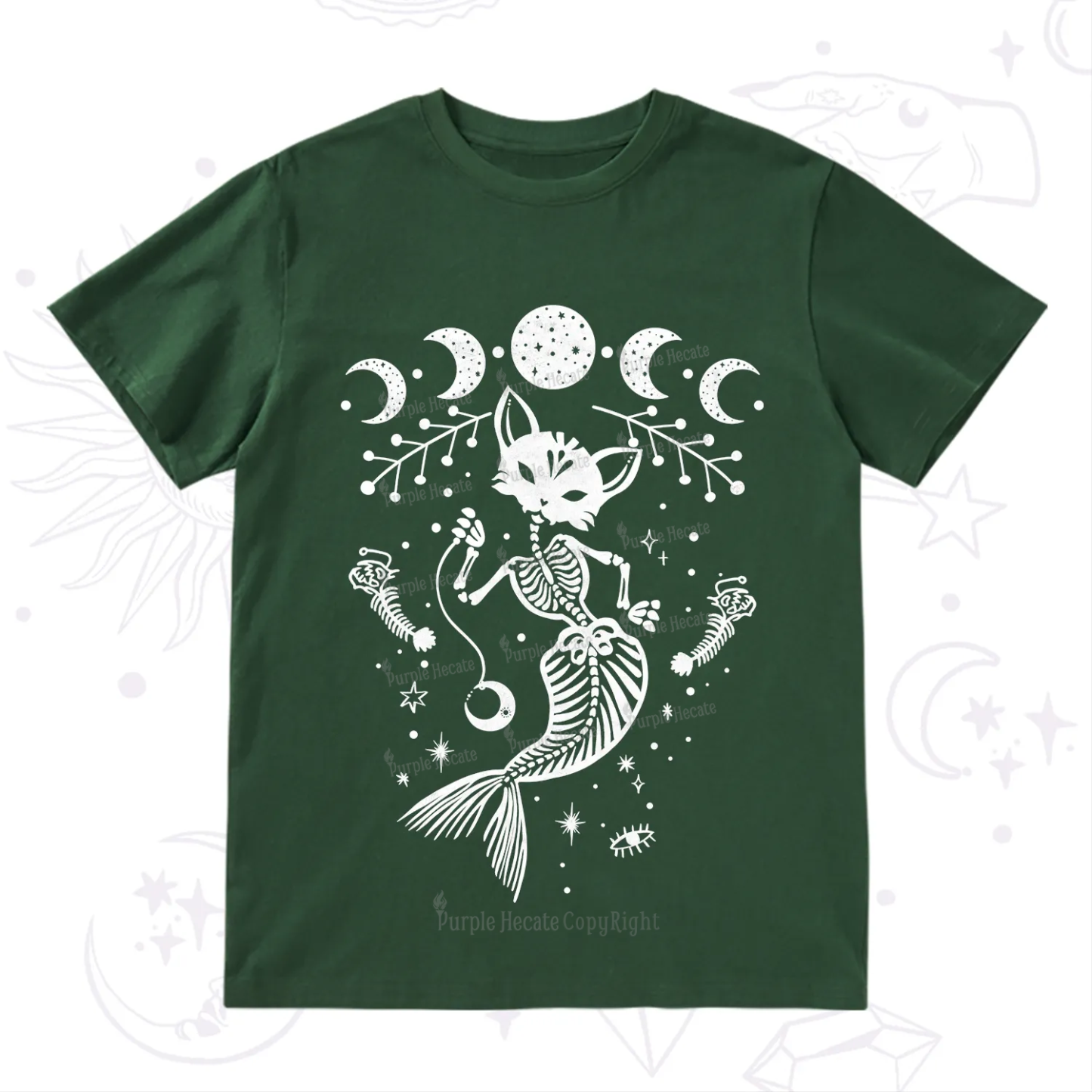 Purplehecate Purr-maid Tales T-Shirt
