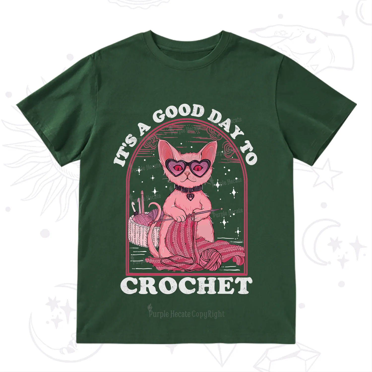 Purplehecate It's A Good Day To Crochet T-Shirt