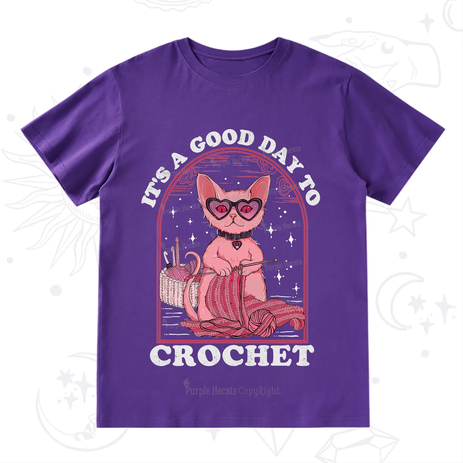 Purplehecate It's A Good Day To Crochet T-Shirt