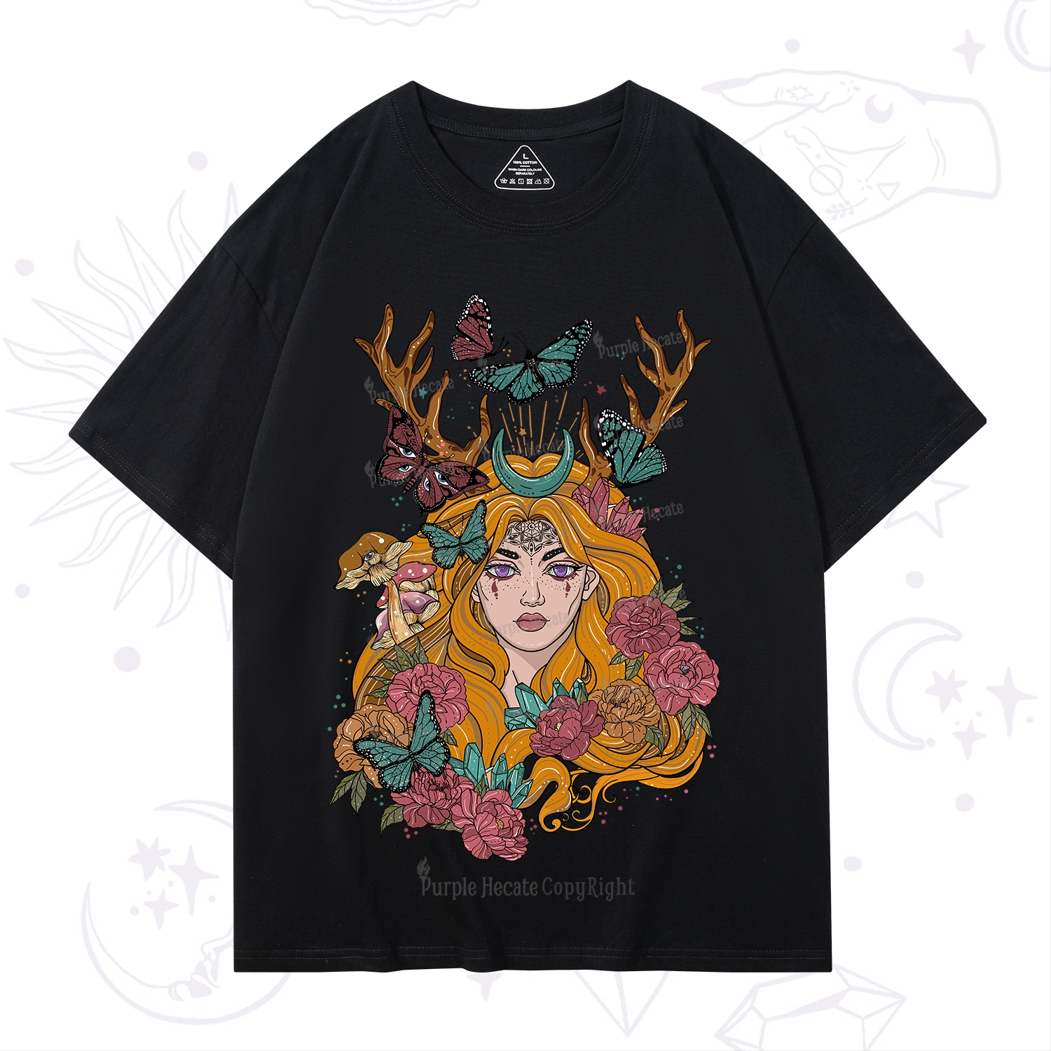 Purplehecate Butterfly Flutter T-Shirt