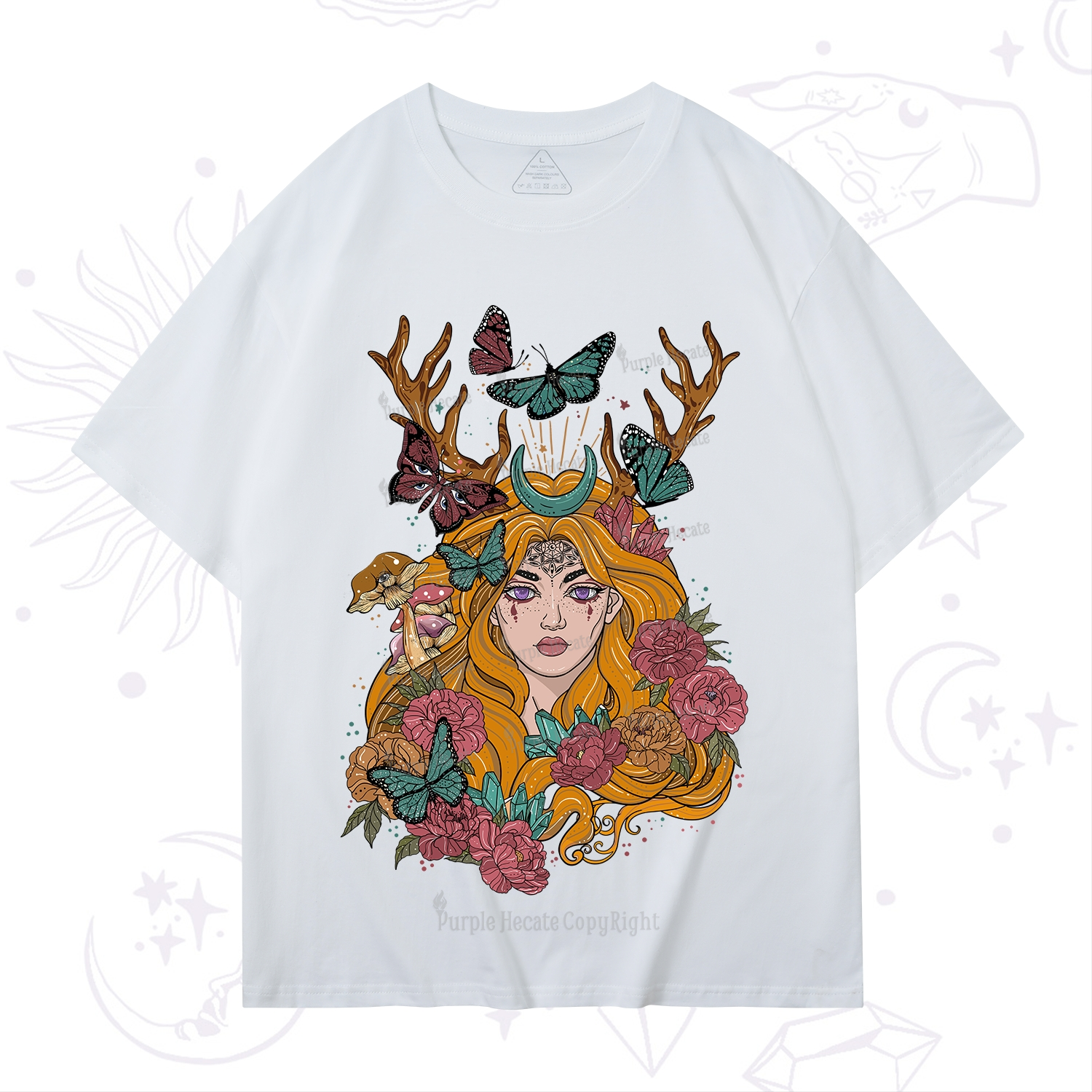 Purplehecate Butterfly Flutter T-Shirt