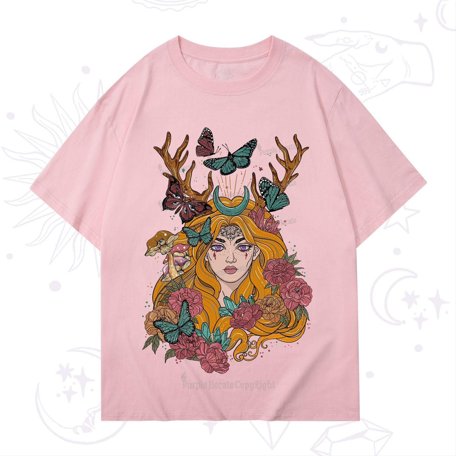 Purplehecate Butterfly Flutter T-Shirt