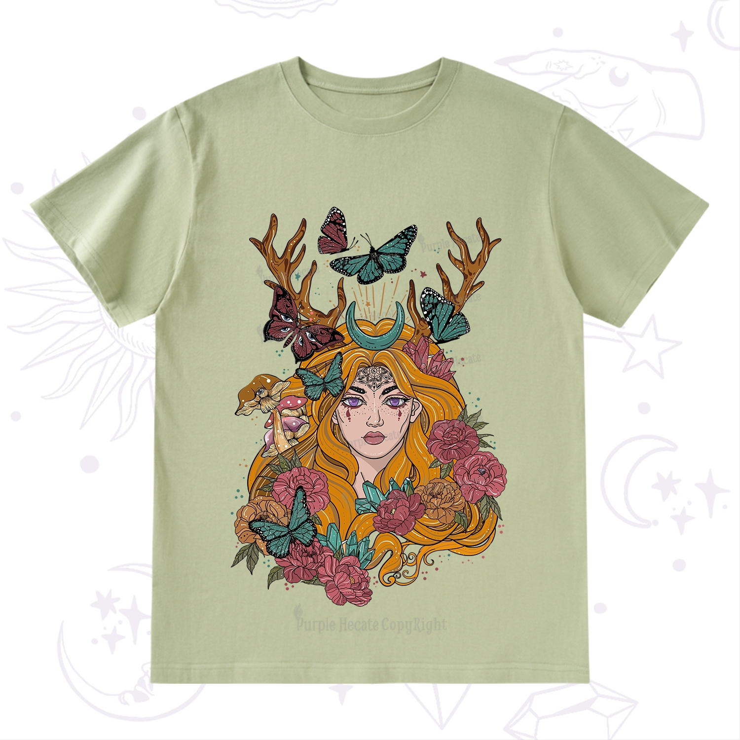 Purplehecate Butterfly Flutter T-Shirt