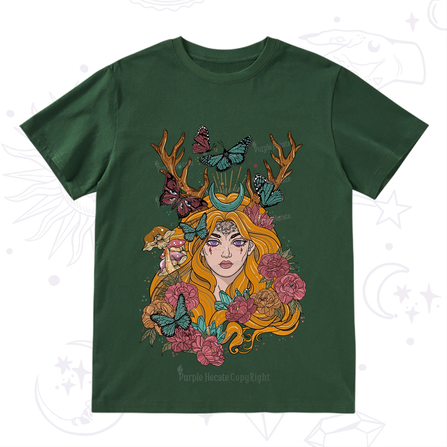 Purplehecate Butterfly Flutter T-Shirt