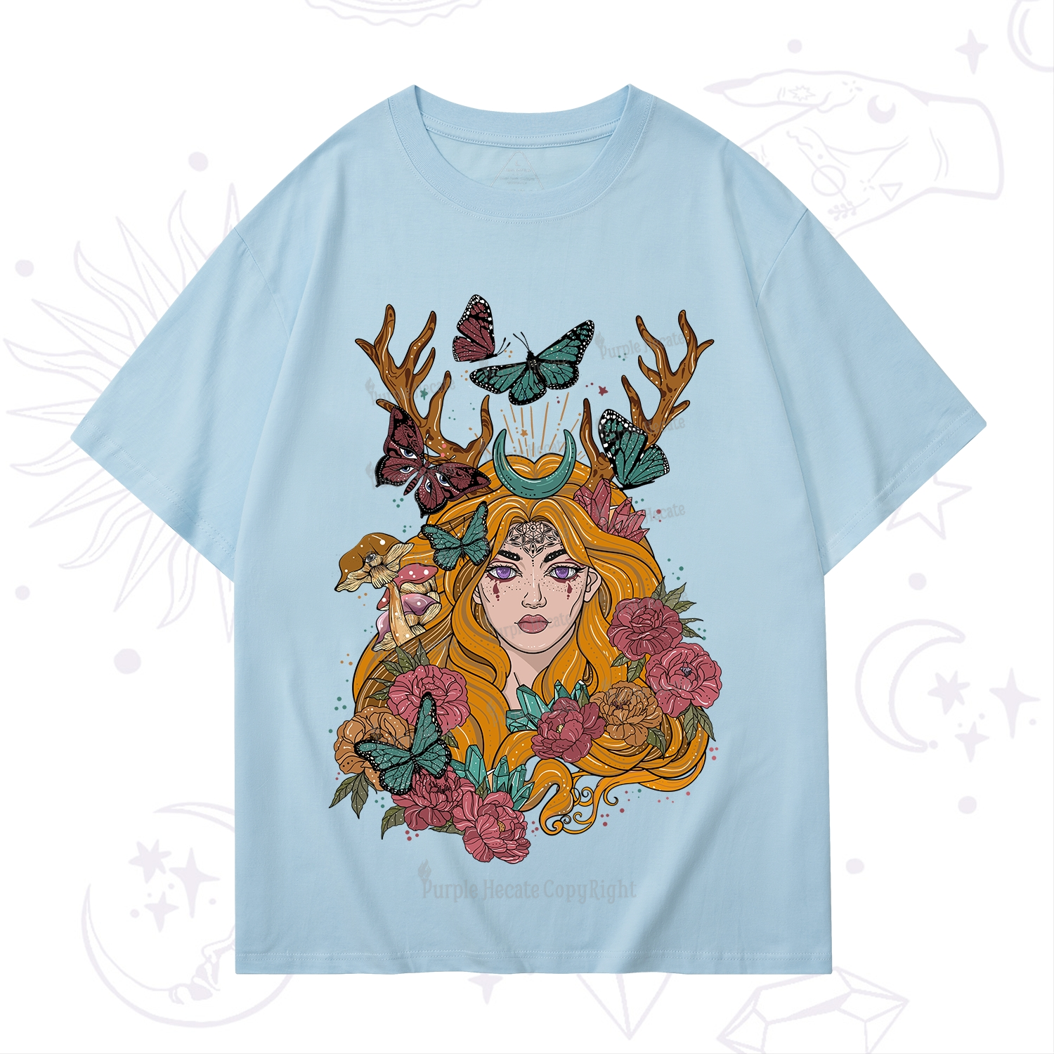 Purplehecate Butterfly Flutter T-Shirt