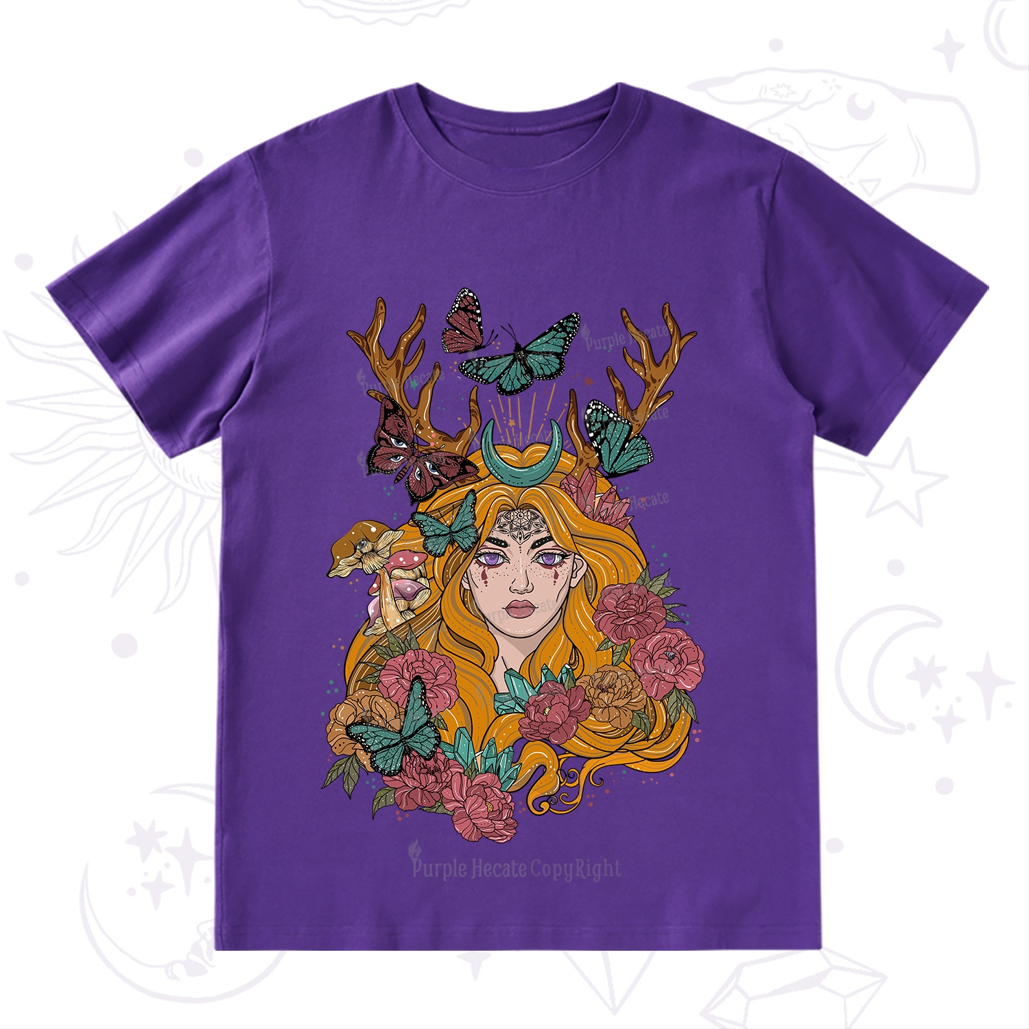 Purplehecate Butterfly Flutter T-Shirt