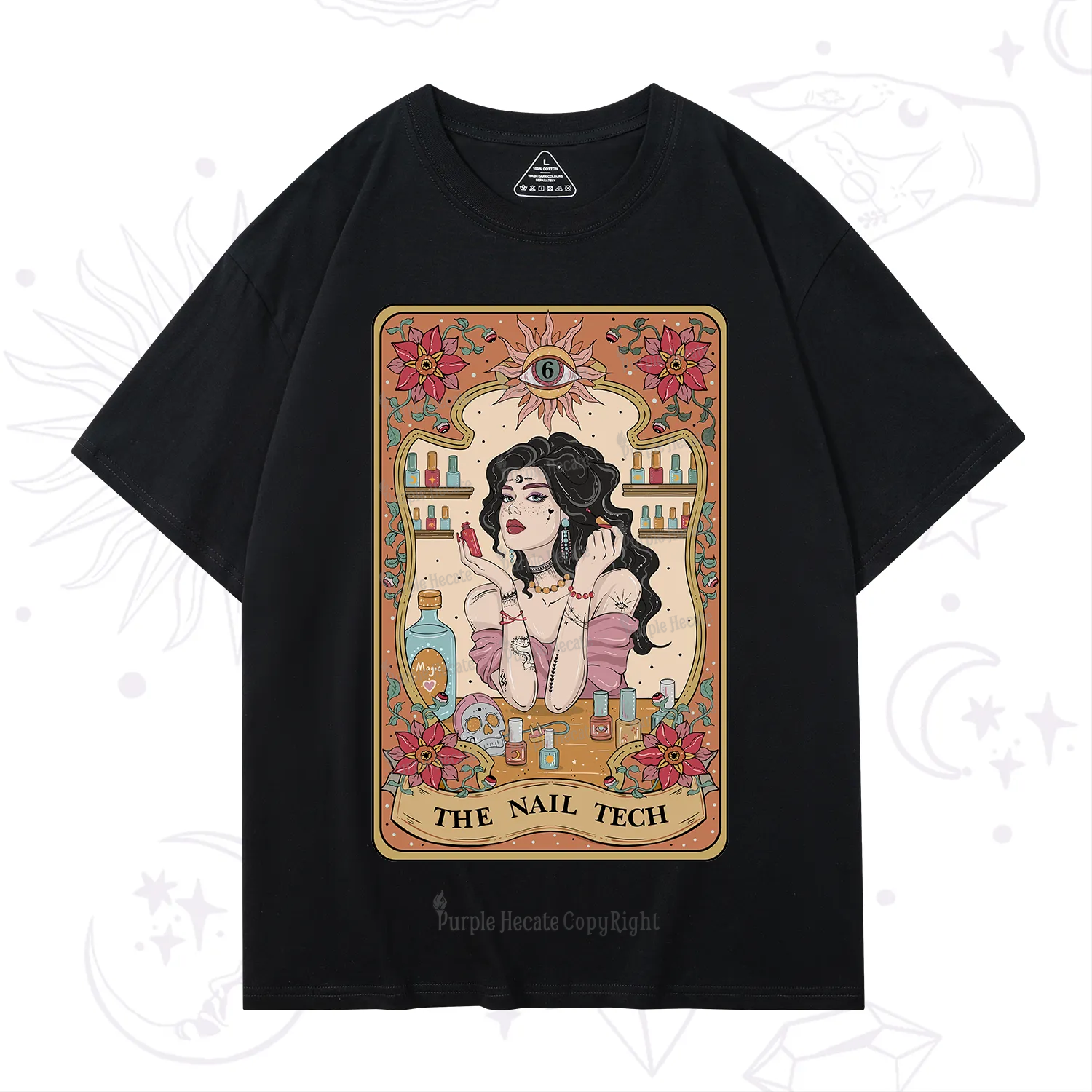 Purplehecate The Nail Tech Tarot T-Shirt