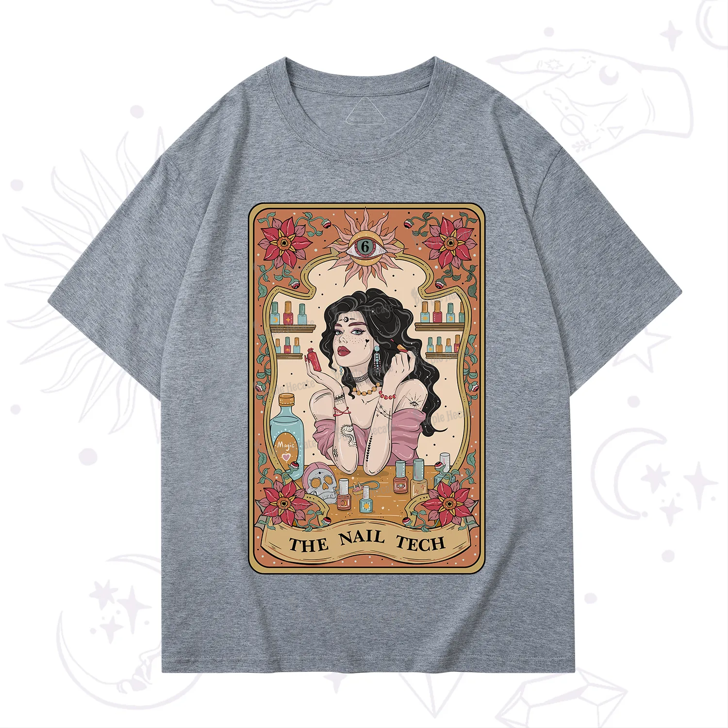 Purplehecate The Nail Tech Tarot T-Shirt