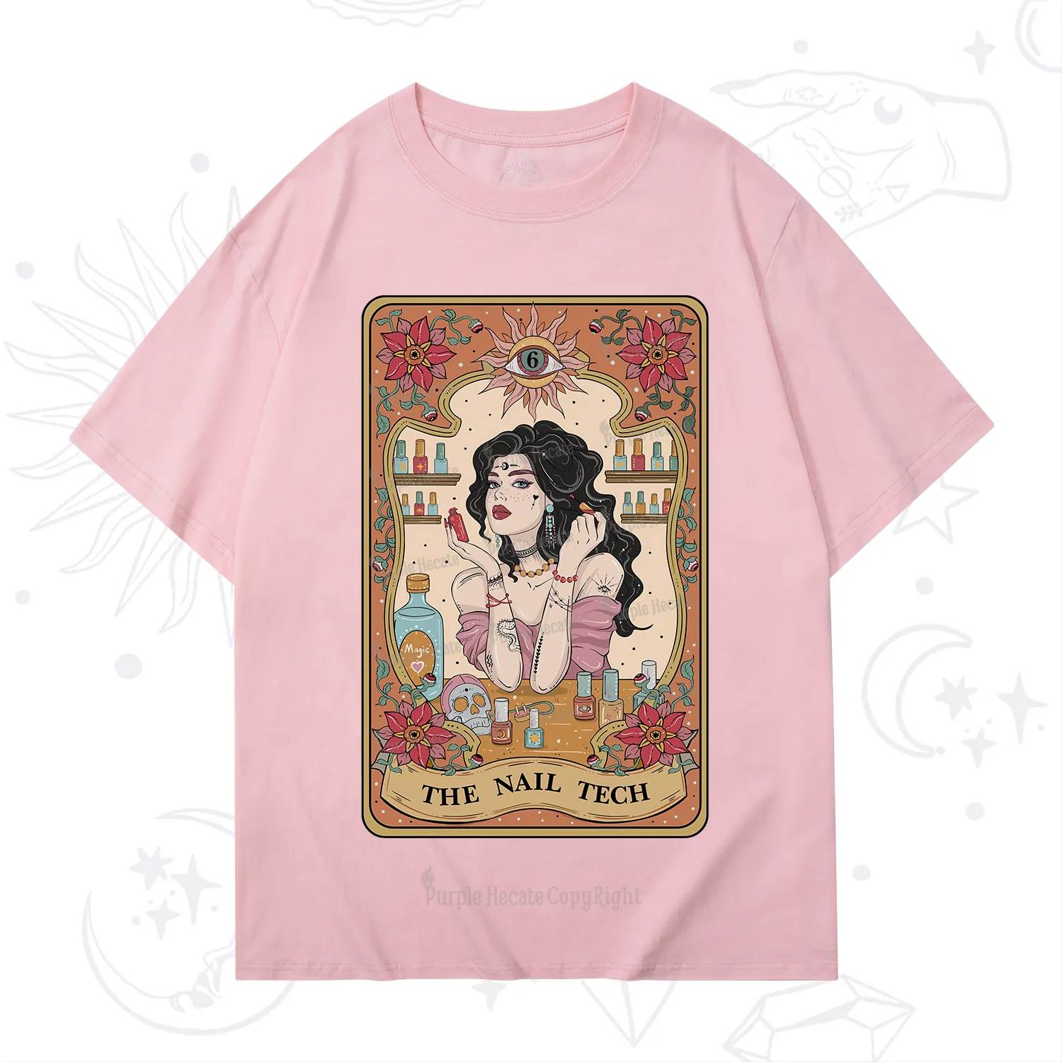 Purplehecate The Nail Tech Tarot T-Shirt