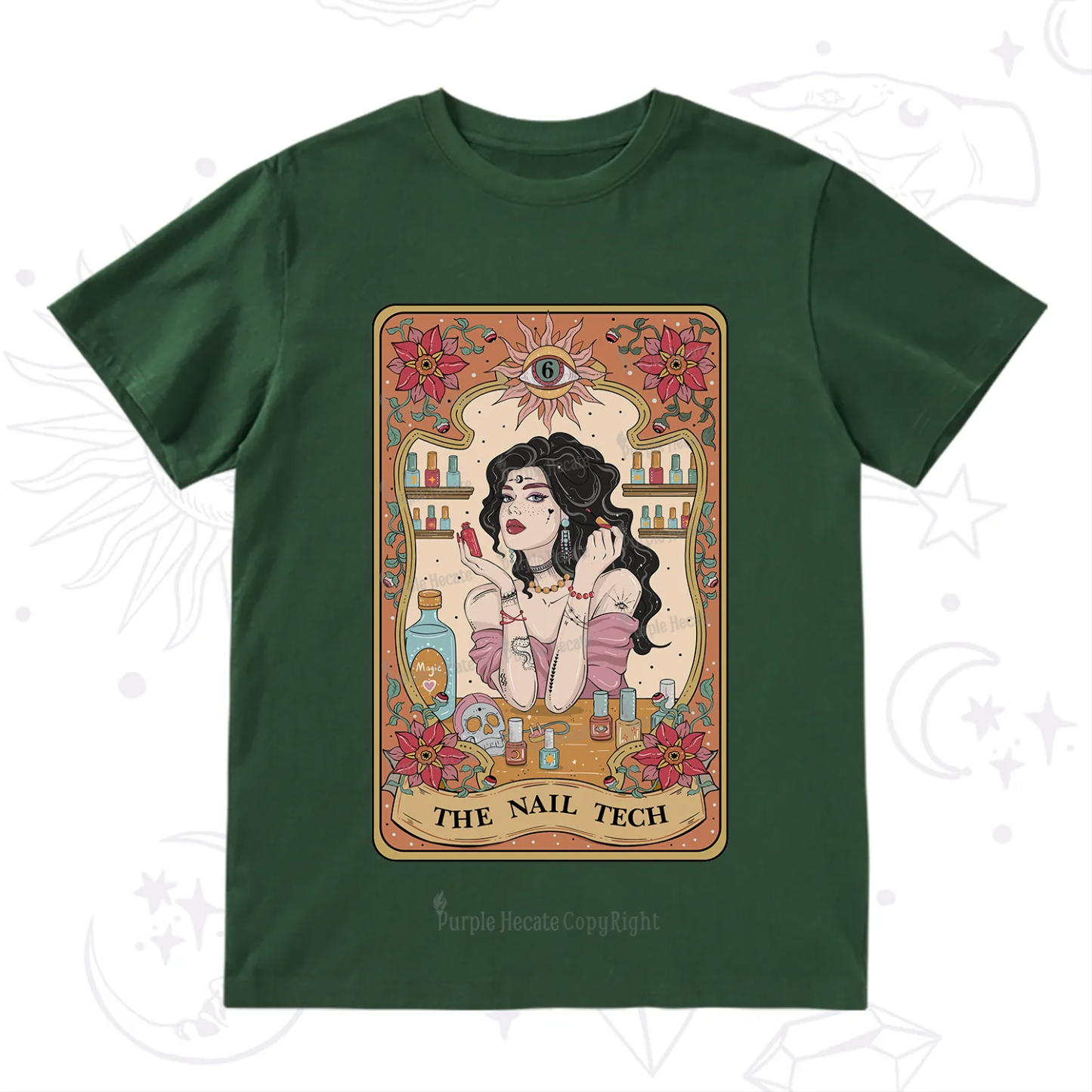 Purplehecate The Nail Tech Tarot T-Shirt