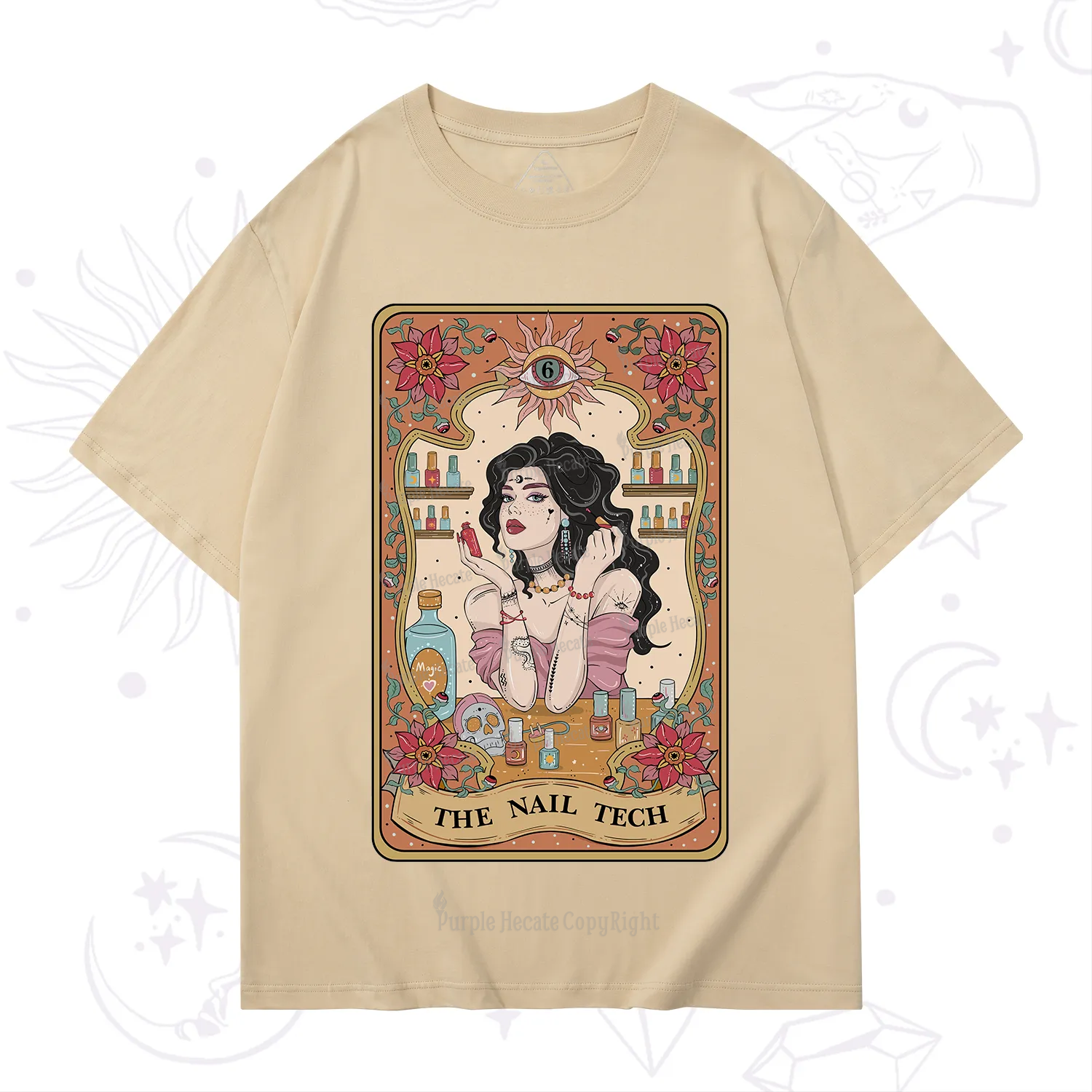 Purplehecate The Nail Tech Tarot T-Shirt