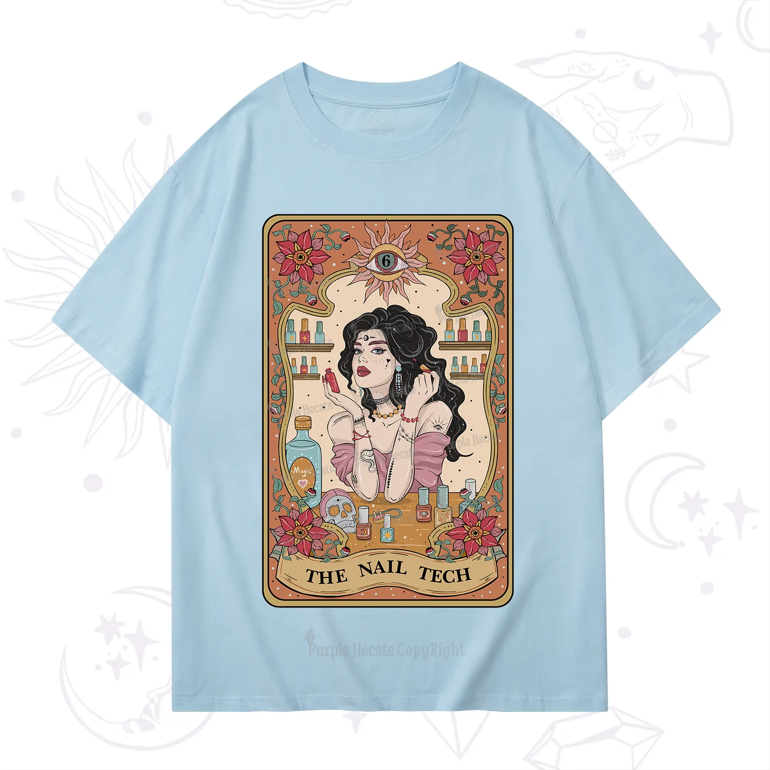 Purplehecate The Nail Tech Tarot T-Shirt