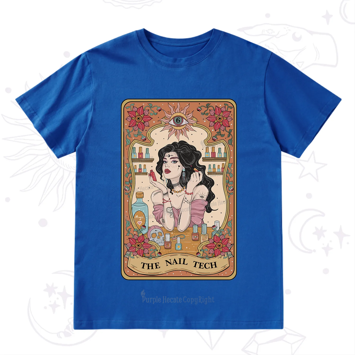 Purplehecate The Nail Tech Tarot T-Shirt