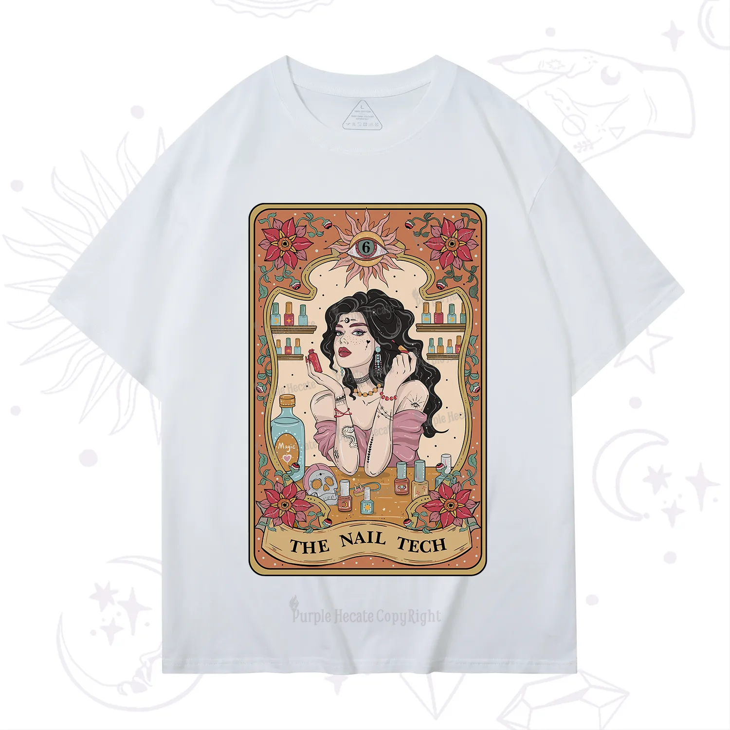 Purplehecate The Nail Tech Tarot T-Shirt