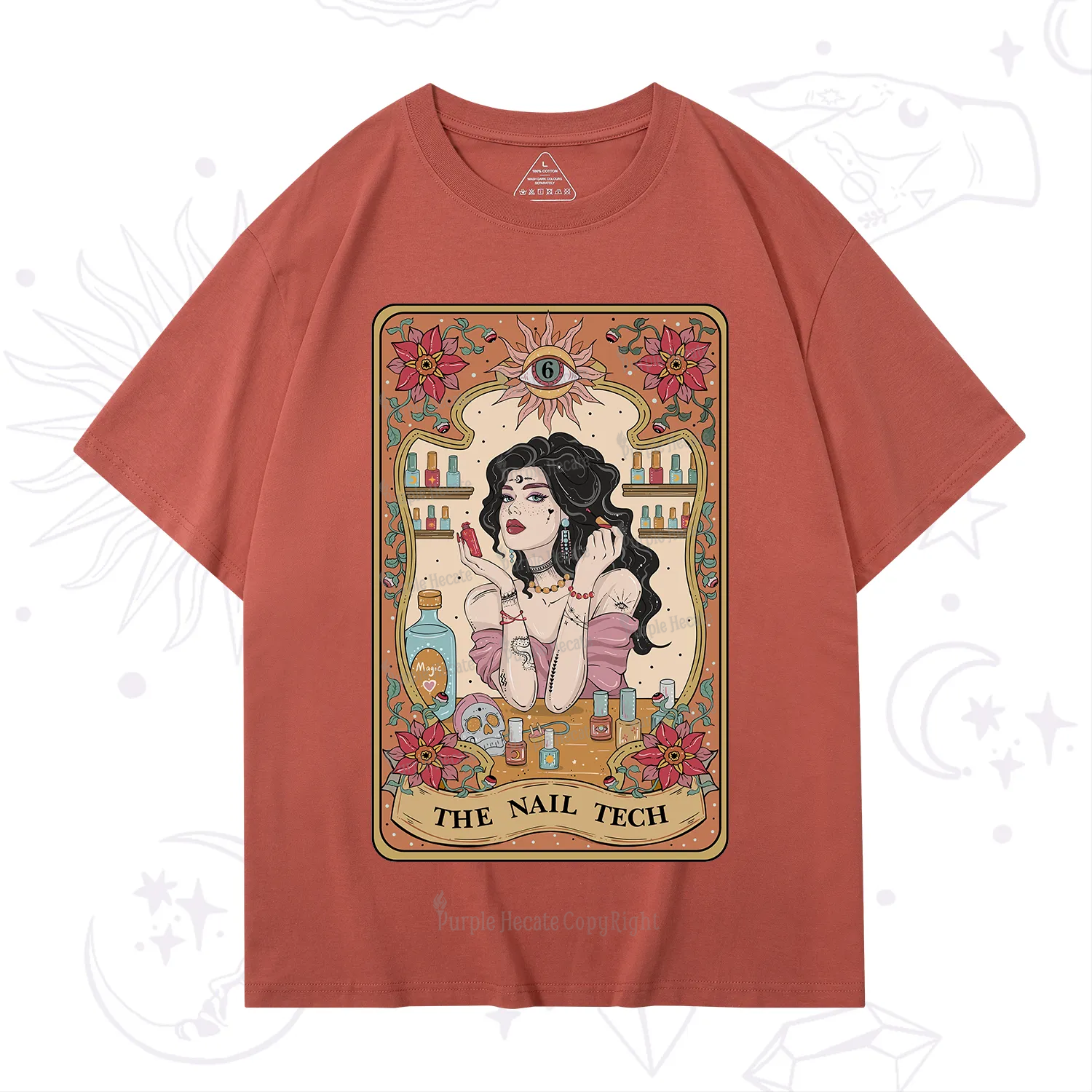 Purplehecate The Nail Tech Tarot T-Shirt