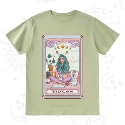 Purplehecate The Divine Dog Mom Tarot Card T-Shirt
