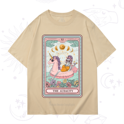 Purplehecate The Audacity Skeleton Tarot Card T-Shirt
