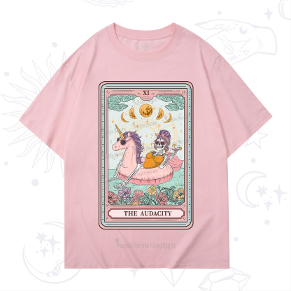 Purplehecate The Audacity Skeleton Tarot Card T-Shirt