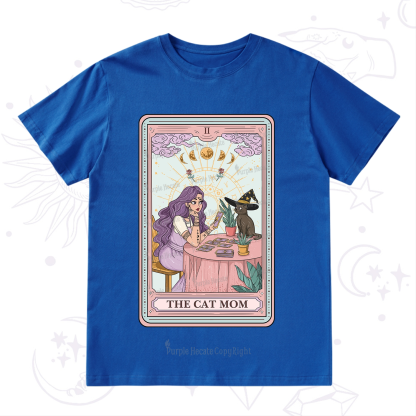 Purplehecate The Witchy Cat Mom Tarot T-Shirt