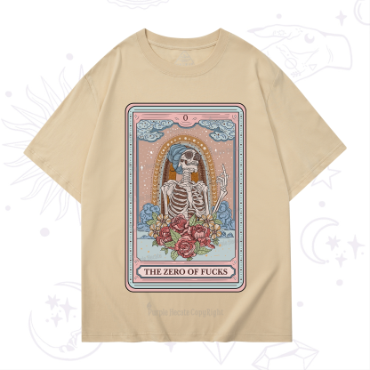 Purplehecate The Zero Of Fucks Tarot Card T-Shirt
