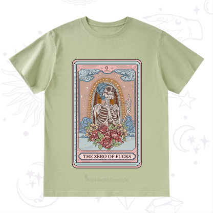 Purplehecate The Zero Of Fucks Tarot Card T-Shirt