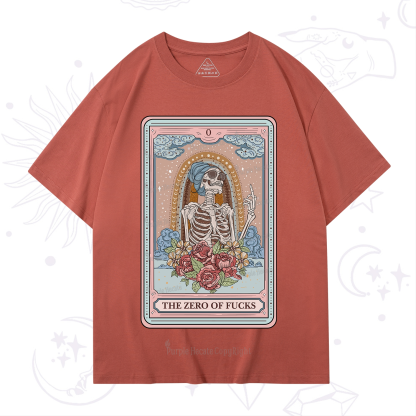 Purplehecate The Zero Of Fucks Tarot Card T-Shirt