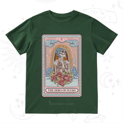Purplehecate The Zero Of Fucks Tarot Card T-Shirt