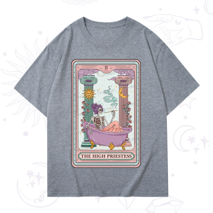 Purplehecate The Noble High Priestess Tarot Card T-Shirt