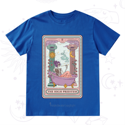 Purplehecate The Noble High Priestess Tarot Card T-Shirt