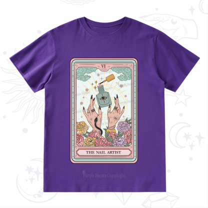 Purplehecate The Nail Artist Life Tarot T-Shirt