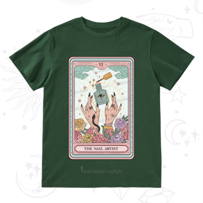Purplehecate The Nail Artist Life Tarot T-Shirt