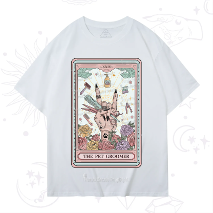 Purplehecate The Pet Groomer Tarot Card T-Shirt