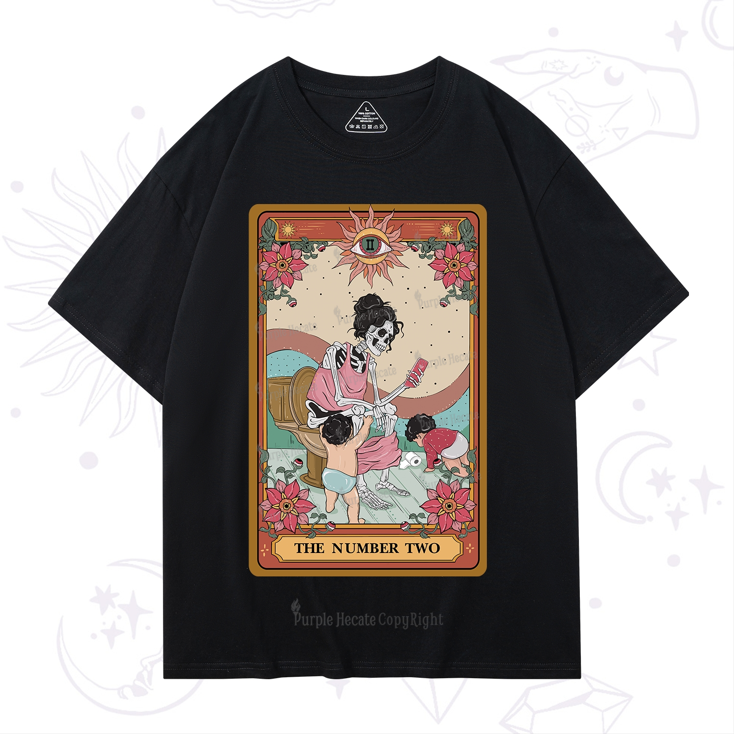Purplehecate The Number Two Tarot T-Shirt