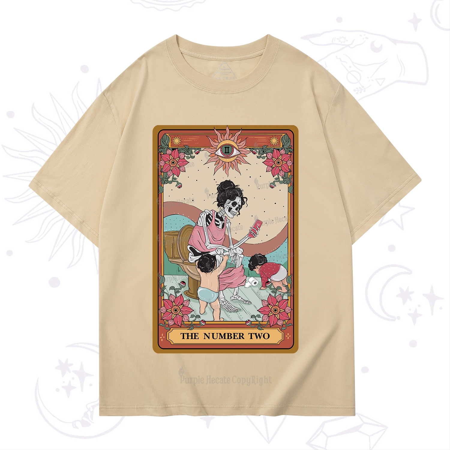 Purplehecate The Number Two Tarot T-Shirt